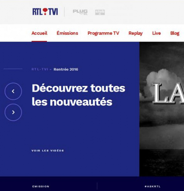Les sites web des chaînes RTL font peau neuve!