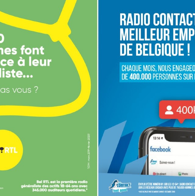 Bel RTL et Radio Contact s’adressent au marché B2B !