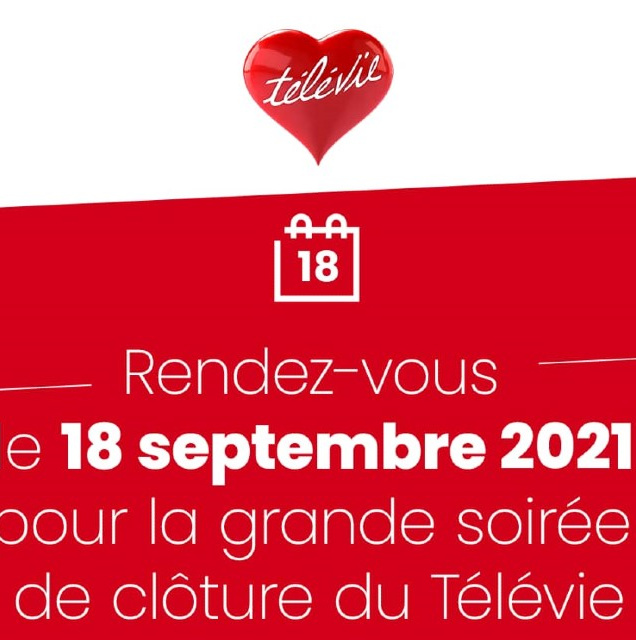 Rendez-vous le 18 septembre 2021 pour la grande soirée de clôture du Télévie.