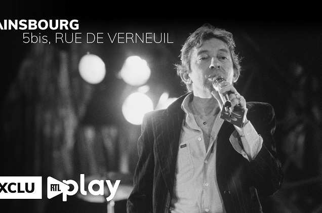 Serge Gainsbourg en toute intimité sur RTLplay