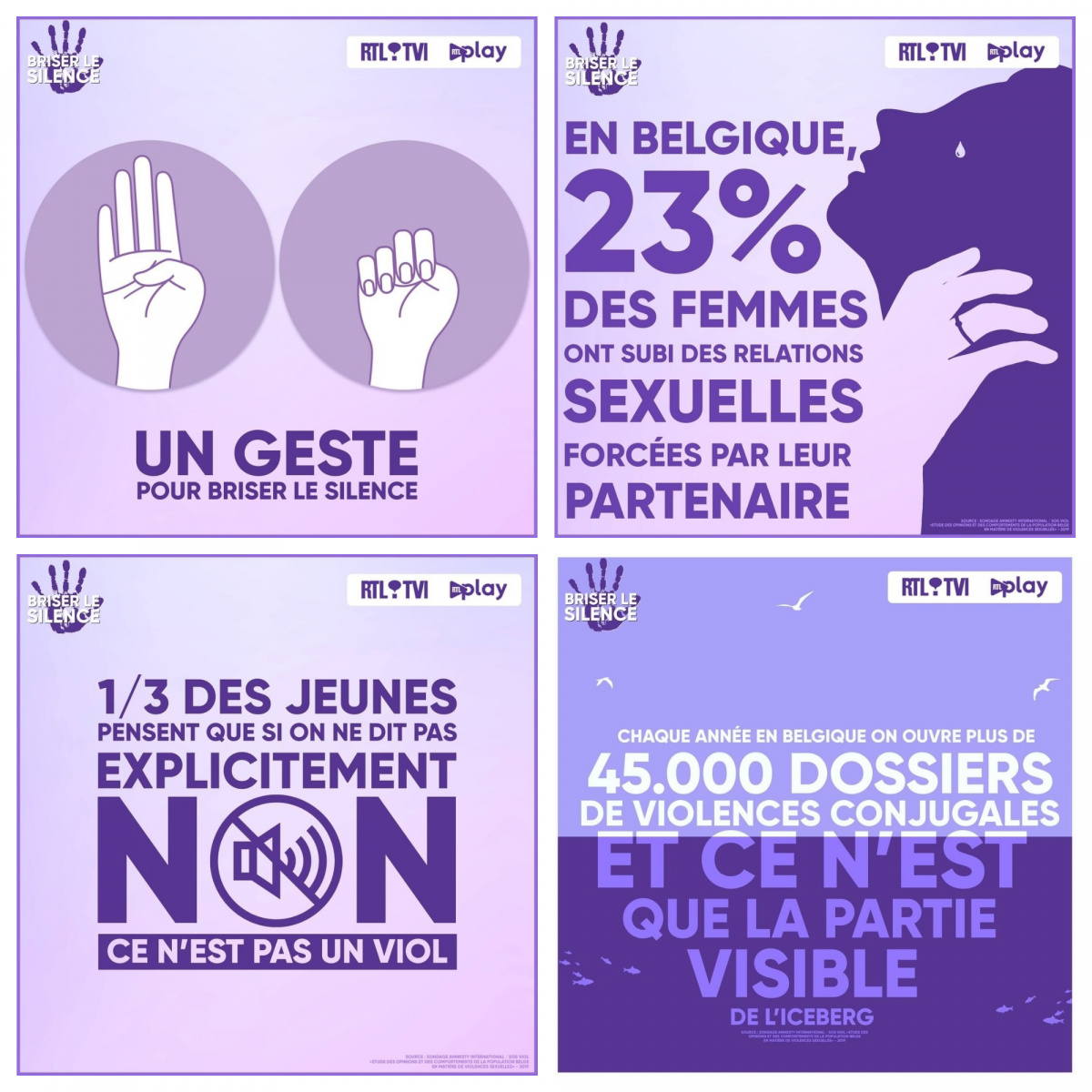 RTL Belgium se mobilise à l’occasion de la semaine de lutte contre les violences faites aux femmes